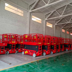 Plataformas elevadoras de tijera con capacidad de carga de 500Kg autopropulsadas de gran venta, altura de elevación de 8 metros para ingeniería y jardinería - Product Image 3