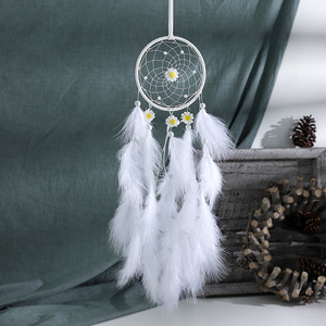 Pendentif attrape-rêves blanc, <span class=keywords><strong>indien</strong></span>, pour dortoir d'étudiant, cadeau d'anniversaire de Noël - Product Image 2