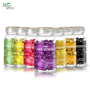 Huile d'argan naturelle lissant l'huile de croissance des <span class=keywords><strong>cheveux</strong></span> ordinaires Softgel coloré vitamine V vernis à <span class=keywords><strong>cheveux</strong></span> huile essentielle OEM capsule de sérum - Product Image 2