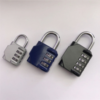 Code de combinaison à 4 chiffres populaire Fitness Pad Lock Mot de passe Cadenas de casier GYM sans clé