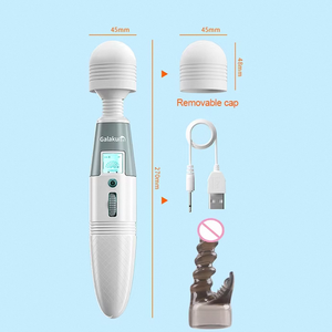 Tokyo <span class=keywords><strong>Hot</strong></span> <span class=keywords><strong>Japan</strong></span> Av <span class=keywords><strong>Sex</strong></span> Voor Toverstaf Vibrator Met Hoofddeksel Geheugenmassage Functies Voor Volwassen Vrouwen - Product Image 2