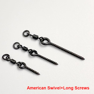 Pivot à vis d'appât pivotant à grande vitesse pour <span class=keywords><strong>la</strong></span> pêche à <span class=keywords><strong>la</strong></span> carpe avec ensemble de matériel de terminal de maïs Pop-Up Boilie-Accessoires SnapsSwivels - Product Image 6