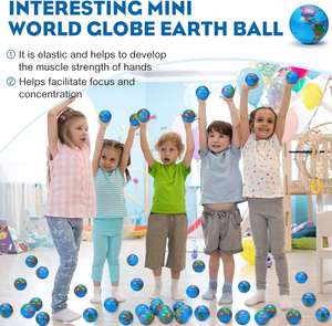 Mini Globos de Espuma Antiestrés de 2.5 Pulgadas, Globos de PU para Apretar, Educativos, para Ejercicios de Dedos, para Niños de 5 a 7 Años - Product Image 5
