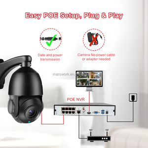 กล้องวงจรปิดแบบ PTZ ความละเอียด 8MP 4K รองรับ POE สำหรับภายนอกอาคาร ซูม 30 เท่า รองรับโปรโตคอล HIK บันทึกภาพด้วย NVR ติดตามบุคคลอัตโนมัติ มองเห็นในเวลากลางคืน รองรับการ์ด SD ใช้เซ็นเซอร์ IMX415 - Product Image 5