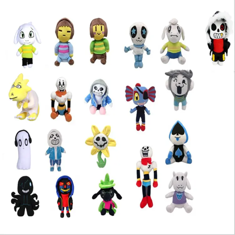 Vendita calda personaggio del gioco Undertale Sans peluche giocattoli farciti per regalo per bambini