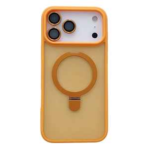 Funda Protectora para Teléfono con Anillo Magnético, Antigolpes, TPU+PC Mate, Diseño Ejecutivo, Protector de Cámara, para 17 16 Pro 15 Plus 14 13 12 11 - Product Image 1