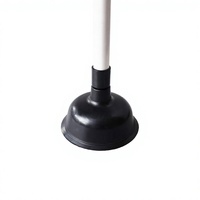Mini ventouse de toilette 11 cm en TPR avec poignée en PVC pour le nettoyage des éviers et des toilettes