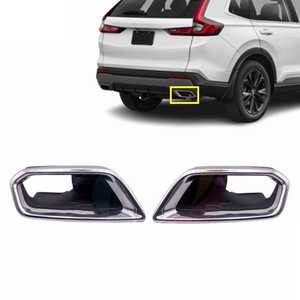 Nueva Cubierta Protectora de Escape Cromada para Parachoques Trasero, Compatible con <span class=keywords><strong>Honda</strong></span> <span class=keywords><strong>CRV</strong></span> <span class=keywords><strong>2022</strong></span>, 2023 y 2024 - Product Image 1