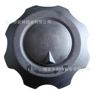 Tapa de Tanque de Combustible Hanyang con Llave, de Plástico Negro y Metal, para Accesorios de Camiones - Product Image 1