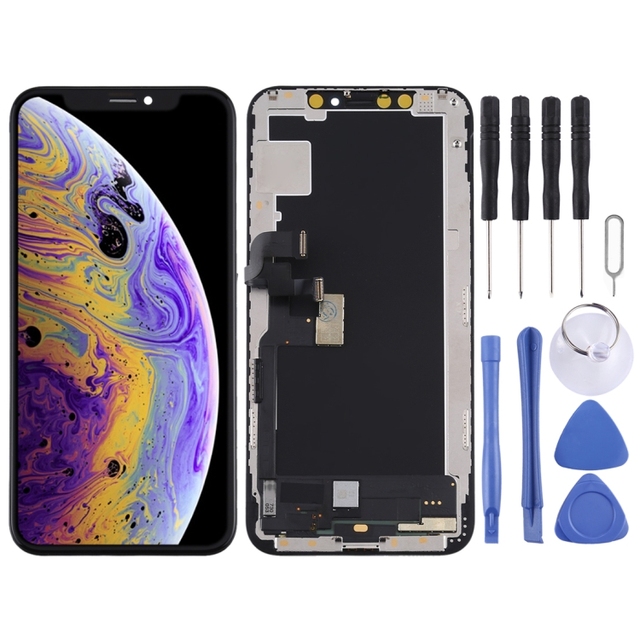 100% Tested GX OLED LCD Screen for XS/X/XS Max with Digitizer Full Assembly 1 Year Warranty & Free Gift