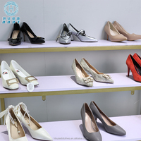 Chaussures à talons hauts d'occasion les plus populaires pour femmes, vente en gros par lot, escarpins tendance de seconde main pour femmes, chaussures usagées en vrac pour la revente