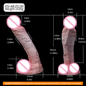 Stimulateur réaliste du point G, en silicone doux et sûr, godemiché à double ventouse, jouet pour adultes de grande taille pour usage avancé - Product Image 6