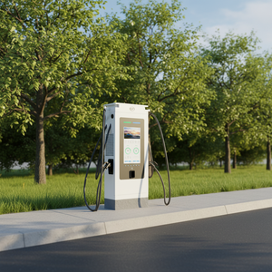 Nuova Stazione di Ricarica Rapida EV DC <span class=keywords><strong>EVI</strong></span> 60KW-240KW 32 Pollici 250A CCS2 Commerciale a Doppia Porta Compatibile OCPP 1.6 2.0 - Product Image 2