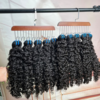 Lot de Cheveux Humains Bouclés Bruts Non Traités Vietnamiens Birmans, Cheveux Vierges à Cuticules Alignées, Fournisseur d'Extensions de Cheveux Indiens et Cambodgiens