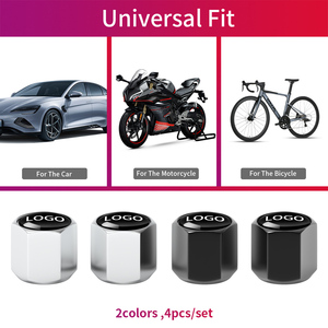 Capuchons de valve de pneu de voiture antivol personnalisables, état neuf avec modification de logo, accessoires automobiles décoratifs - Product Image 2