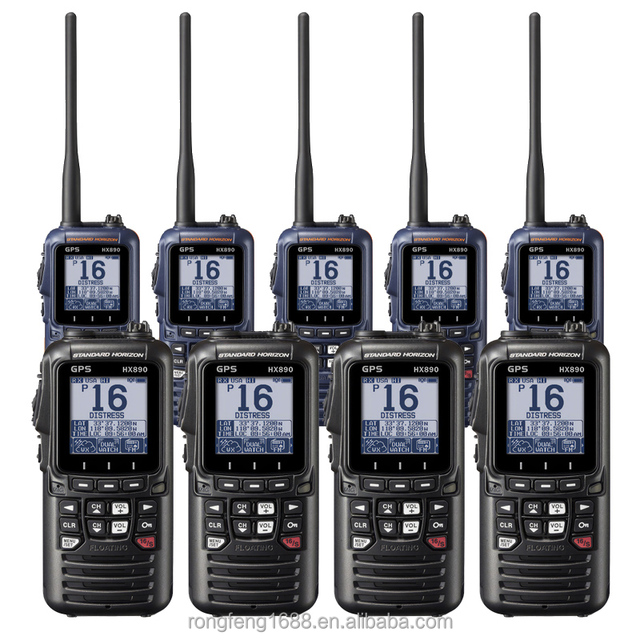 VHF Floating 6 Watt Handheld Mobile Transceiver with DSC and GPS Yaesu Standard Horizon HX890 Two-Way Radio