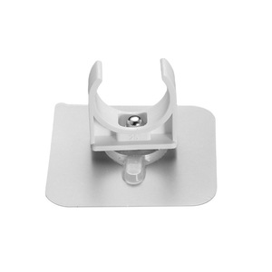 Pvc Pipe Clamp 16-50mm Adjustable U Shape With <b>Adhesive</b> Base For Wall Mounting - Product Image 3
