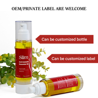 Aromlife Vente en gros 100% Huile essentielle naturelle à base de plantes 90ml pour le drainage du ventre Huile de massage amincissante pour éliminer la graisse du ventre