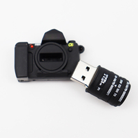 Stik memori 3.0, Flash Drive USB PVC kamera disesuaikan 16GB, stik memori jempol 64GB 2GB 4GB 32GB 16GB 8gb
