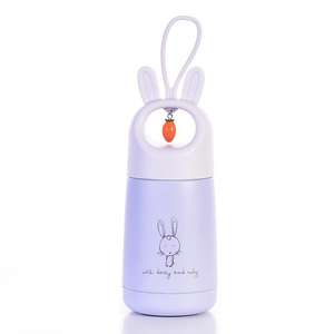 Botella de agua de cristal de conejo pequeño lindo para niños 2024 - Product Image 5