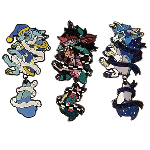 Épingles en émail dur pour revers, motifs de personnages de dessins animés d'anime magnifiques, produits commémoratifs, artisanat mental, jours importants - Product Image 3