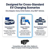 Adaptador CCS2 a GB/T DC para Vehículos Eléctricos de 400A con Gestión por Aplicación |   Carga Rápida de CC de Alta Potencia de 400 kW |   Resistencia a la Intemperie IP55