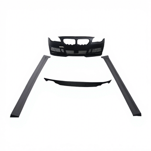 <span class=keywords><strong>HM</strong></span> Style 11-17 pour BMW Série 5 F10 F18 Kit Surround en fibre de verre amélioré Pare-chocs avant avec <span class=keywords><strong>jupe</strong></span> latérale à lèvre arrière - Product Image 1