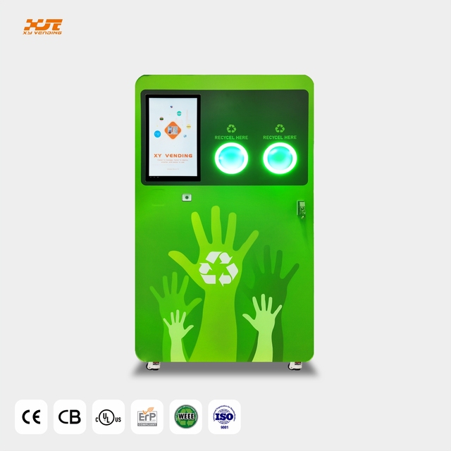 Fully Automatic Reverse Vending Machine, Utilizing Advanced Technology, and Can Recycle Aluminum Cans and Plastic Bottles