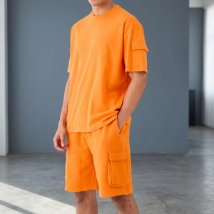 SEEBI SPORTS Conjunto de Camisetas de Verano Modernas de Punto para Parejas, Estilo Urbano, Oversize, Combinables, Transpirables, de Poliéster/Algodón - Product Image 2