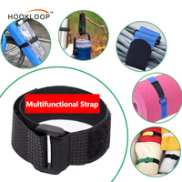 Sangles de fixation réutilisables en gros, sangles de fixation en nylon extensibles pour l'organisation des rallonges, des câbles et des tuyaux