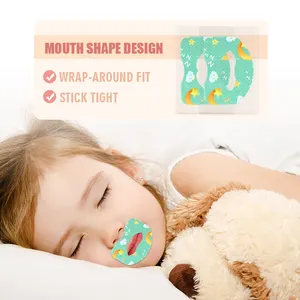 Người bán hàng tốt nhất Dải ngủ miệng thở chỉnh vá cho người lớn và trẻ em tiên tiến nhẹ nhàng Miệng Băng