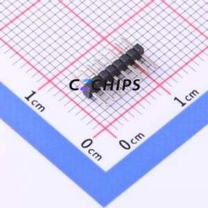 DZ127R-11-08-25 Pin Header Through hole Component (THT),P=1.27mm Connector 1x8P 1.27mm Pin Header Through Hole - Product Image 2