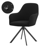 Housse de chaise de salle à manger à accoudoirs hauts, élastique, imperméable, en tissu gaufré et velours grain de maïs, style américain, pour usage domestique et hôtelier, transfrontalière
