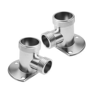 Válvula de barra de ducha Conexión de ducha Codo Grifo Tubo expuesto Montaje en pared Placa trasera Codos Barra Conector Válvula mezcladora termostática - Product Image 1