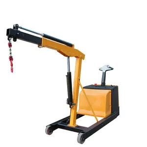 Hydraulic Pickup Crane Towable Portable Crane 2 Tonne Travel Lift Crane