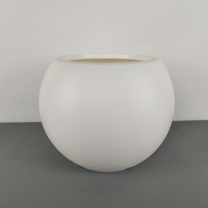 <span class=keywords><strong>Grande</strong></span> vaso di fiori di plastica sferica per salotti, balconi e case, bianco, vaso esterno di <span class=keywords><strong>grande</strong></span> diametro - Product Image 2
