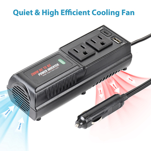 <span class=keywords><strong>Convertisseur</strong></span> de courant pur sinus 200W/400W de pointe, quadri-sortie DC <span class=keywords><strong>12V</strong></span>/24V AC 110V/220V, <span class=keywords><strong>pour</strong></span> <span class=keywords><strong>camping</strong></span>-<span class=keywords><strong>car</strong></span>, fourgon aménagé, camion, voyage, <span class=keywords><strong>camping</strong></span> - Product Image 2