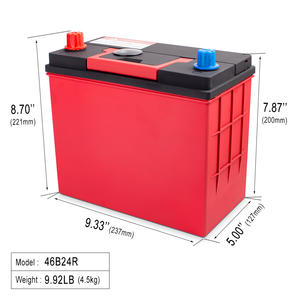 높은 CCA <span class=keywords><strong>12</strong></span> 볼트 리튬 이온 배터리 46B24L/R 새로운 조건 Lifepo4 자동차 및 트럭 용 배터리 시동 - Product Image 6