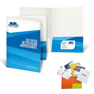Custom Printing Glossy Matt Presentation <b>Folders</b> Personalized <b>A4</b> Letter Size Paper <b>Folders</b> With Two Pockets for Magazine Events - Product Image 1