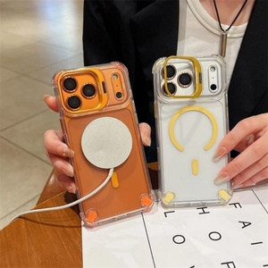Funda Magnética de Lujo para iPhone 17 Pro Max, Antigolpes, con Protección de Cuatro Esquinas y Soporte Metálico para Lente, Compatible con Apple 16 - Product Image 6