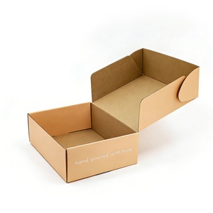 Colorful Aircraft Box Sturdy Durable Affordable Paper Box Corrugated Mailing Box Square Cardboard Box Wholesale Candle <b>Boxes</b> - Product Image 5