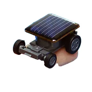 Children creative DIY toys new fancy creative small sports solar toy car