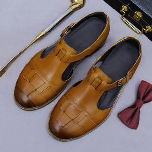 Nuevos Zapatos de Hombre Cuadrados a la Moda, Impermeables, de Color Mixto, con Suelas de Goma, Hechos a Mano, de Alta Calidad, para Aumentar la Estatura, Otoño - Product Image 4