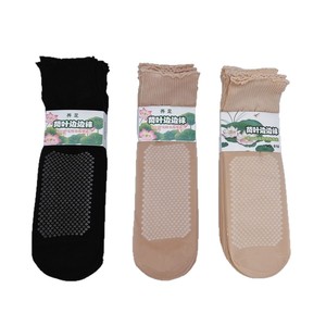 ถุงเท้าสั้นขอบใบบัว 15D ถุงเท้ายาวระดับกลางน่องสำหรับผู้สูงอายุและสตรีมีครรภ์ - Product Image 4