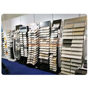 GranitePivotMax Stone Exhibición de productos Exhibición Oll up System Estante redondo Exhibición de mármol - Product Image 1