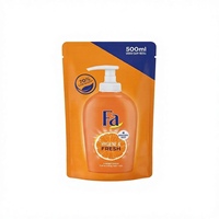 Sachet Doypack en plastique refermable de 500 ml pour recharge de savon liquide, imprimé en héliogravure, durable, recyclable et écologique, vente en gros