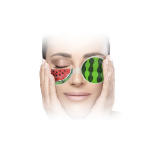 Alta calidad Kiwi en forma de 2 vías Aroma Sleep Eye Mask Relajante Gel Almohadillas frías Venta al por mayor Suministros de salud ocular - Product Image 4