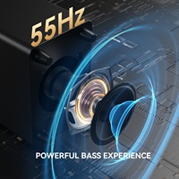 Barre de son Dolby Atmos 390W 3.1 canaux avec caisson de basses filaire, EARC et transmission 4K HDR pour home cinéma