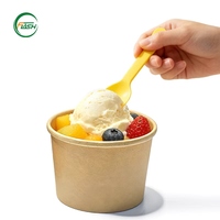 Kleurrijke wegwerp plastic lepels voor dessert, fruit, taart, feesten en evenementen. Hoge kwaliteit, stevig bestek.