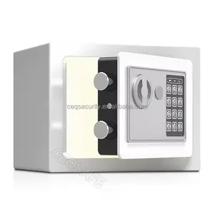 CEQSAFE Office Use Mini Lock Safe Keeping Box High Quality Electronic Home CEQ Safe 1.0 Mm 2.2 Mm 2.5 Kg CN;GUA 17E